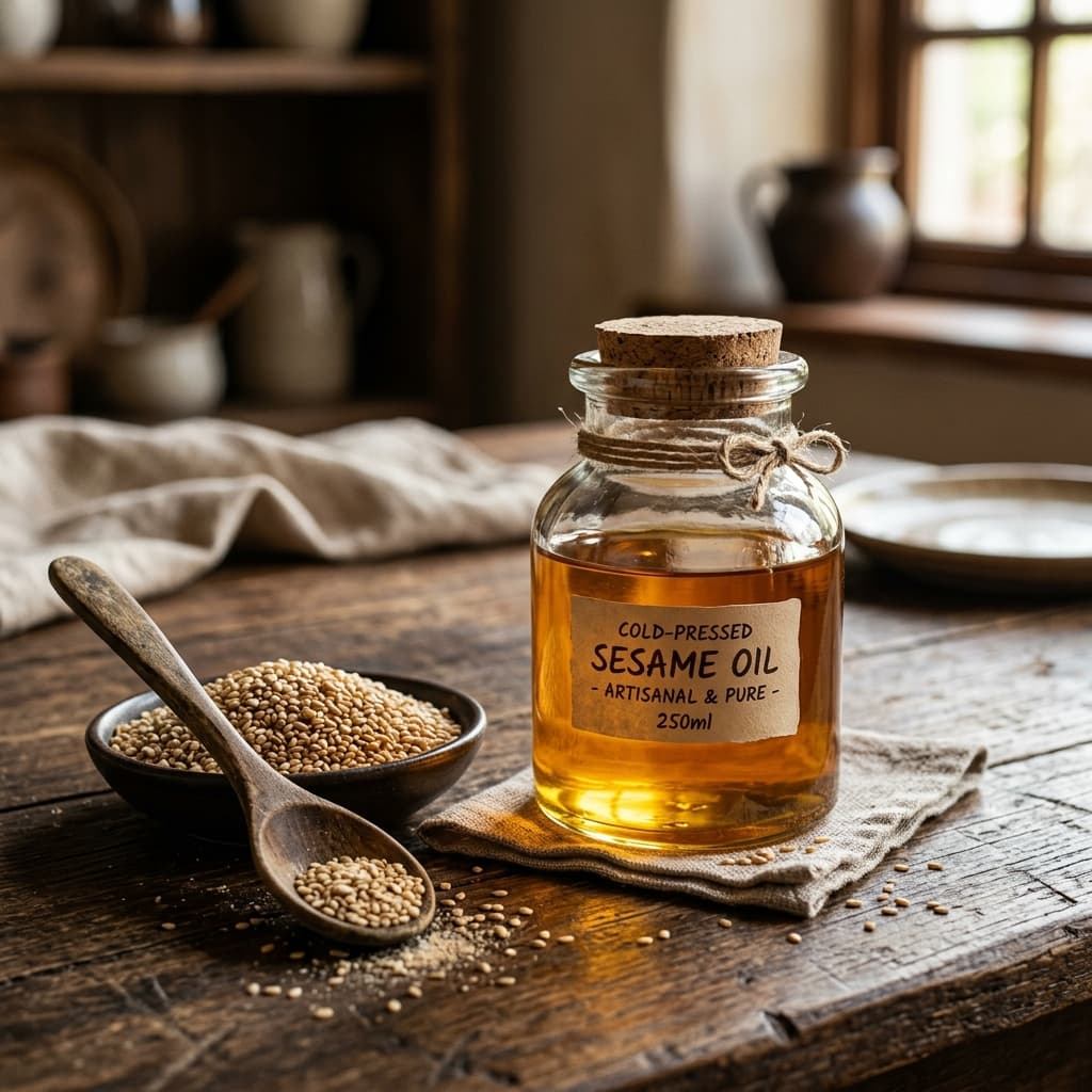 Cold-Pressed Sesame Oil